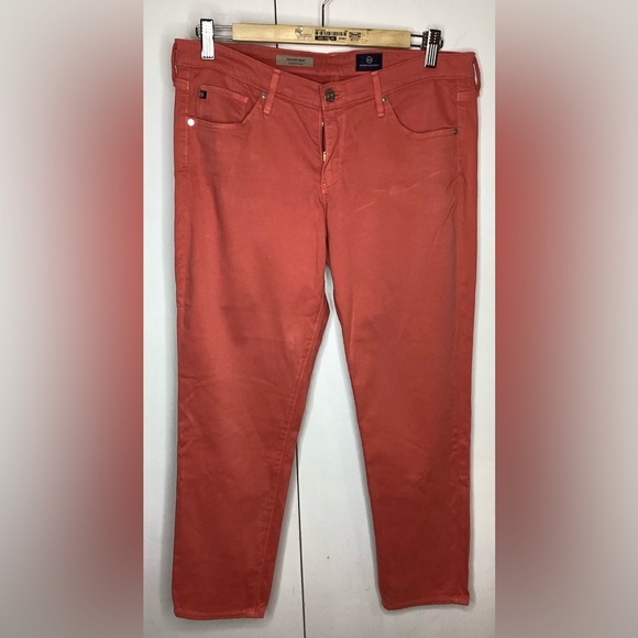 Adriano Goldshmeid cigarette pants, coral size 31 - Picture 1 of 14